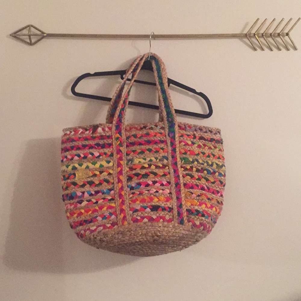 Colored beach bag